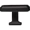 Jeffrey Alexander 1-3/4" Overall Length Matte Black Square Renzo Cabinet Knob 141L-MB - alternate 5